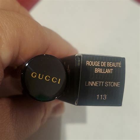 linnet stone gucci|Gucci Rouge de Beauté Brillant Glow & Care Lipstick.